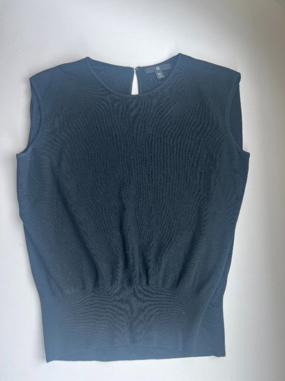 Black Cap Sleeve/Sleeveless Sweater Banana Republic